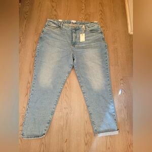 Nwt Good American good girlfriend high short jeans